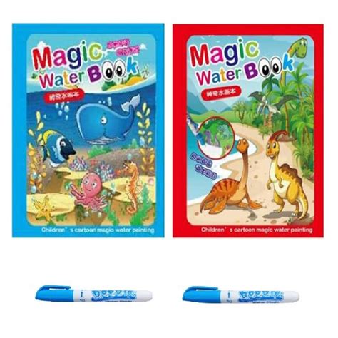 Buy VGRASSP Reusable Magic Water Coloring Painting Book for Kids - Self ...