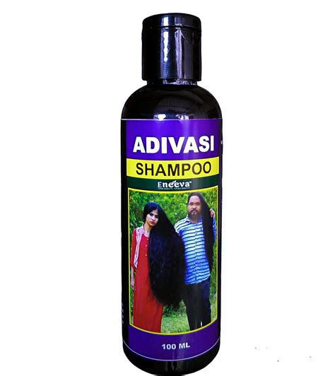 Buy Adivasi Hair Shampoo 100ml - Almond Scent - White - Unisex - Adults ...