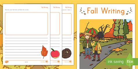 Fall Writing Activity Booklet (teacher made) - Twinkl