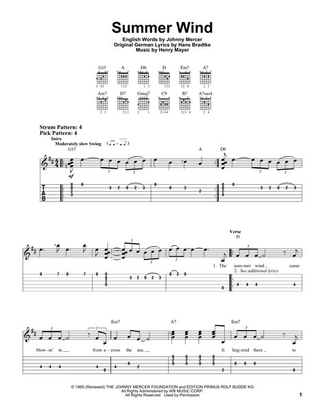 Image result for Summer Wind Ukulele Tutorial