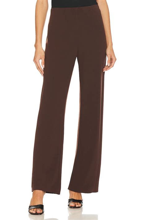 Vince High Waisted Bias Pant in Nut Umber | REVOLVE