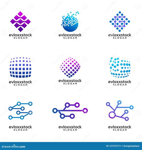 Modern Technology Logo Design 的图像结果