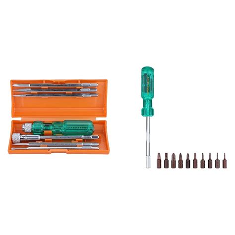 TAPARIA Screw Driver Set with Bulb - 840 (Neon, Silver and Green ...