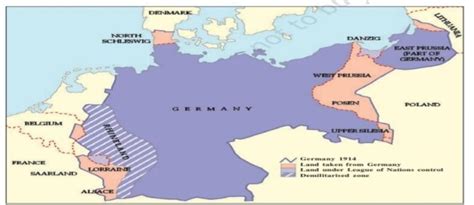 Observe the above given map of Germany and name any two territories ...