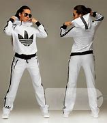 Image result for White and Black Adidas Sweat Suit
