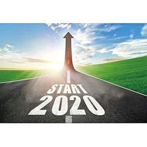OFILA 2020 Start Backdrop 6x4ft Polyester Fabric Year Road Photos ...
