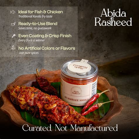 Marinade Masala (250g) – Kerala Fish Fry Masala | Abida Rasheed