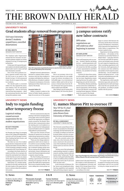 Wednesday, September 28th, 2022 by The Brown Daily Herald - Issuu