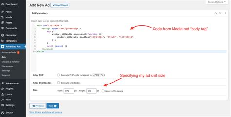 WordPress-Plugin to Add Media.net Code 的图像结果