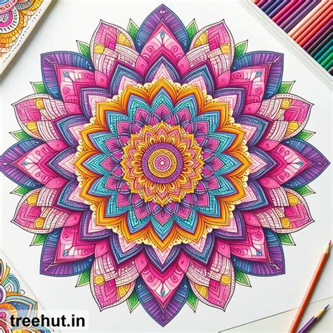 Paper Rangoli for Floor Printables for Diwali Decorations, Bulletin ...