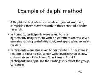 Image result for Delphi Group Technique Practicle Example