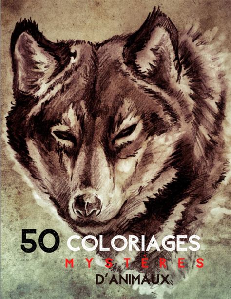 Buy 50 Coloriages Mystères d'Animaux: Coloriage Anti-Stress pour ...
