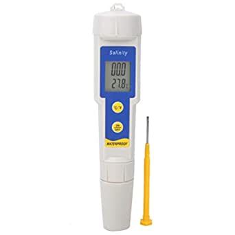 Salinity Meter, Water Quality Monitor, Digital Salinity Tester for Salt ...