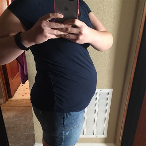 my second baby, showing already! 6 weeks today - Glow Community