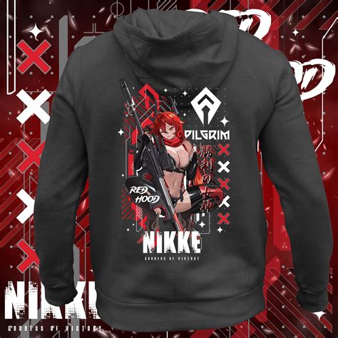 Nikke Red Hood Shirt & Hoodie – Low Standards Designs