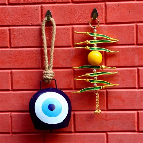 Nimbu-Mirchi & Evil Eye Bell Combo – Nytarra Naturals