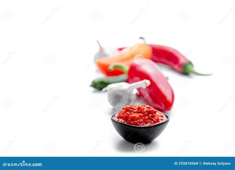 Ajvar Balkan Dish, Vegetable Caviar, a Paste of Roasted Red Bell ...