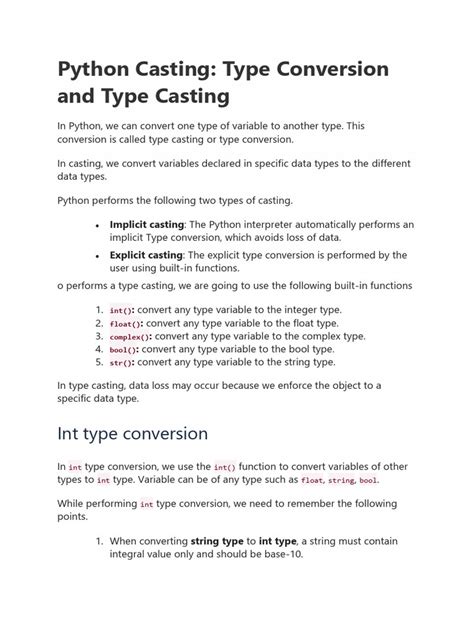 Type Casting in Python String to Int 的图像结果