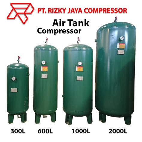 Jual Tangki angin RJC 300 600 1000 2000 Liter Air Tank 300L 600L 1000L ...