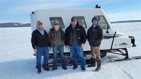 Devils Lake Ice Fishing | SnoBear | K&M Bison Lodge