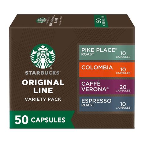 STARBUCKS By Nespresso Capsules, (50 Pods, Compatible With Nespresso ...