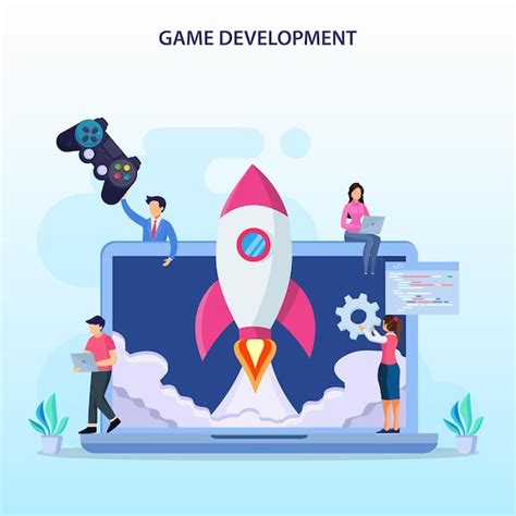 Concept de développement de jeux Conception de jeux programmation et ...