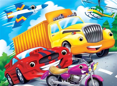 Vehicles, 48 Pieces, MasterPieces | Puzzle Warehouse