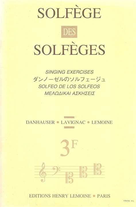 Buy Solfège des Solfèges Vol.3F sans accompagnement Book Online at Low ...