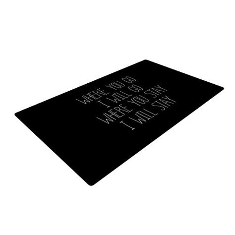 Buy KESS InHouse SC2068ADR02 Suzanne Carter "Where You Go" Typography ...