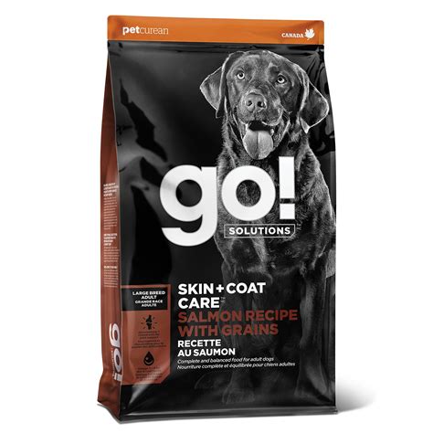 Petcurean GO! Grain Free Skin + Coat Large Breed Salmon with Grains Re