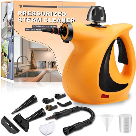 Handheld Steam Cleaner Portable Steamer With Large Capacity 11 Piece ...