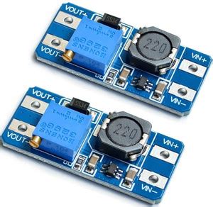 3REE PACK OF 2 MT3608 2A Max DC-DC Step Up Power Module Booster ...