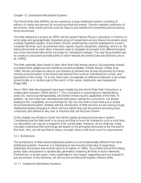 Chapter 12: Distributed Systems in Web Technology - DS Unit 4.1 Notes ...