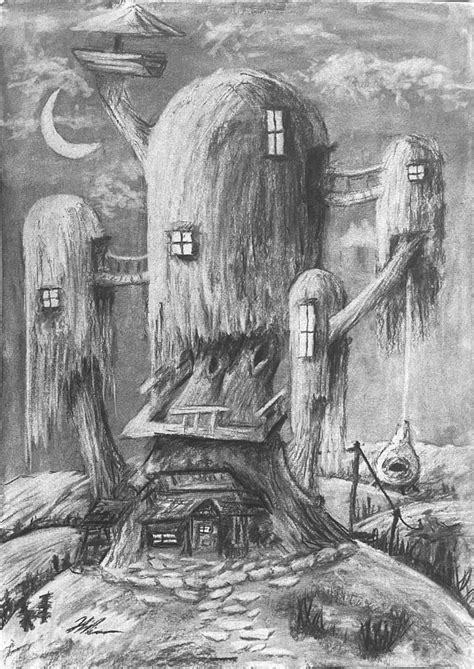 Image result for Adventure Time Tree House Drawing