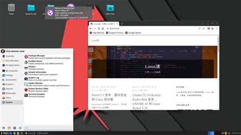 Linux Lite 64-Bit 的图像结果