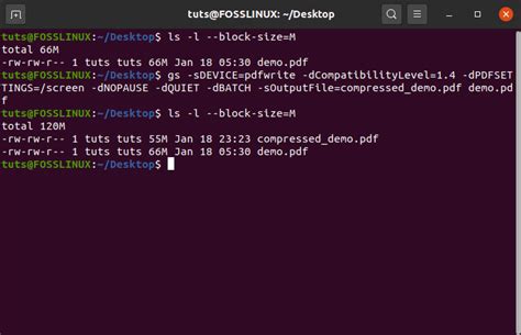 Image result for How to Compress PDF in Linux