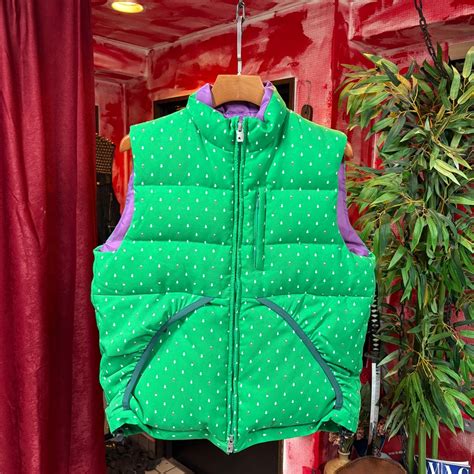 MACKDADDY snowman down vest "Green" | 天狗
