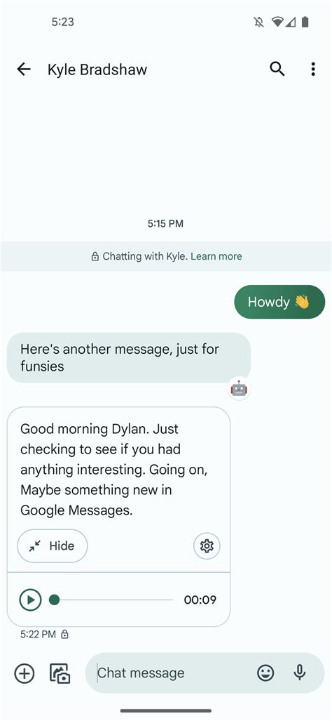 Image result for Google Text Message Example
