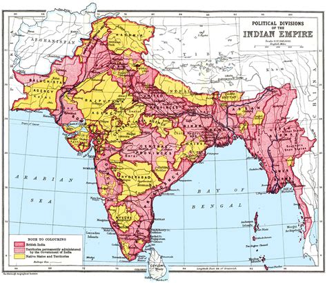 India Map Before 1947