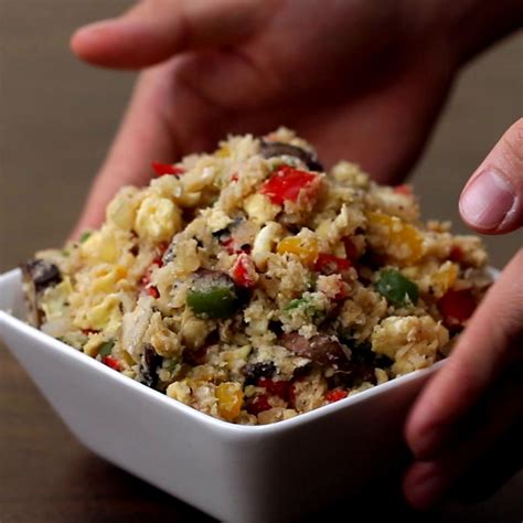 Veggie Cauliflower Fried Rice Recipe by Tasty