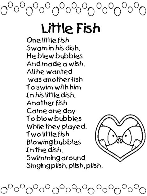 Rhyming Poems For First Graders