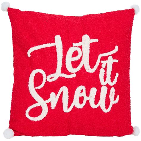 Pack of 2 Let it Snow Cushions