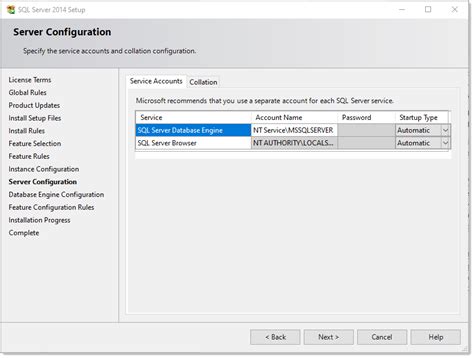 Image result for Instance Configuration in SQL Server 2014 Express