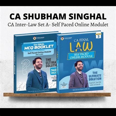 CA Final Law Set A Online Module – CA Shubham Singhal – CA Point