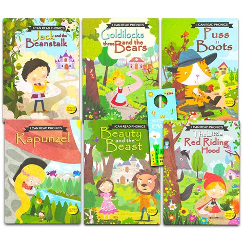 Classic Fairy Tales Book Set - Bundle with 6 Bedtime Early Reading ...