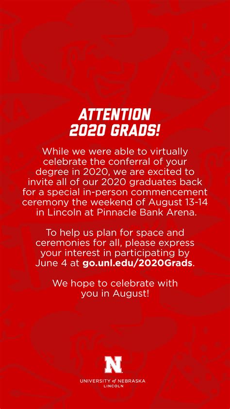 UNL to host in-person graduation ceremony for 2020 grads | Announce ...