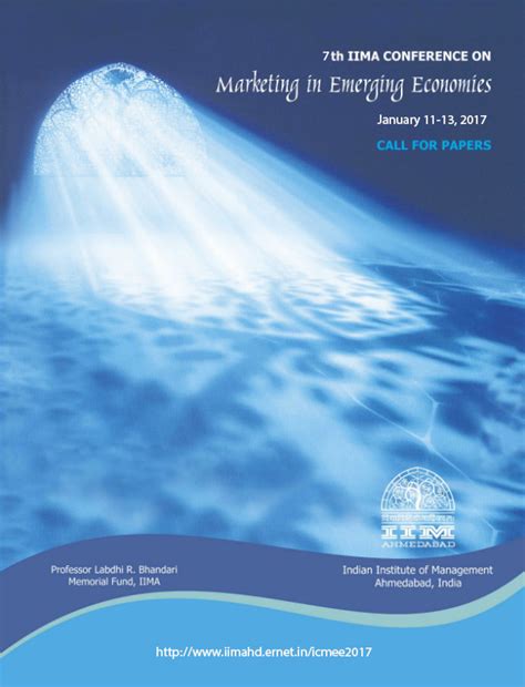 7th IIMA CONFERENCE ON MARKETING IN EMERGING ECONOMIES