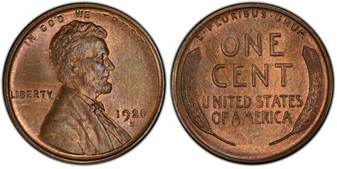 1920-S 1C, BN (Regular Strike) Lincoln Cent (Wheat Reverse) - PCGS ...