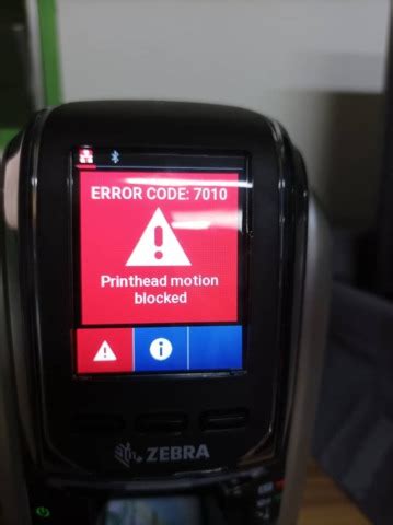 Image result for Zebra Printer Error Codes