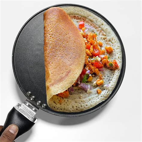 Buy Kitchen Chef® Non Stick Die Cast Roaster Round Flat Dosa Tawa ...